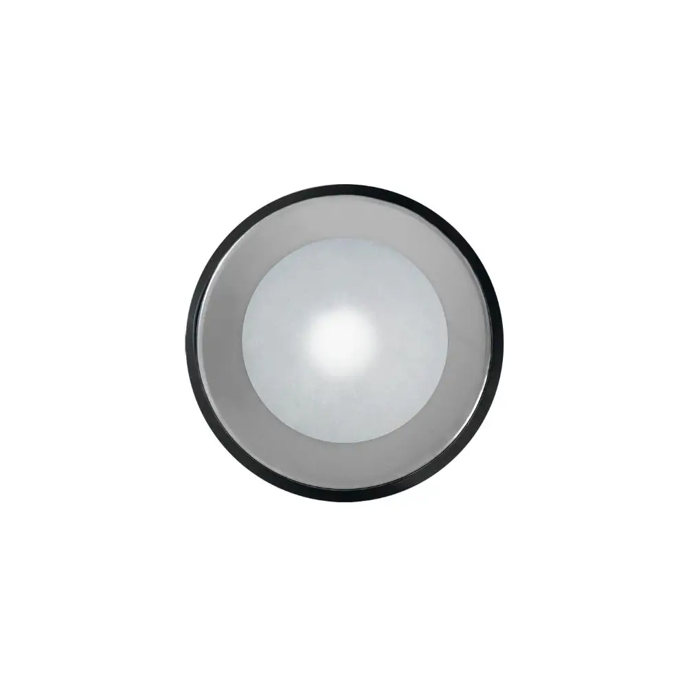 Shadow-Caster Large Marine LED Down Light - Chrome/Black - SHCSCM-DLX-CC-CHR-BK